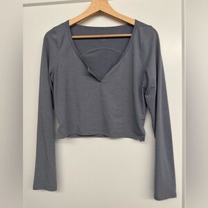 Cropped lululemon long sleeve